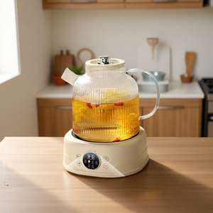 Bouilloire Santé Entièrement en Verre 1,8 L Multifonction à Température Constante pour Thé, Maison et Bureau, Compatible UE/US - Product Image 1