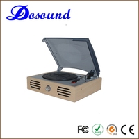 Tourne-disque DJ personnalisé pour la vente en gros, design tendance, lecteur de disques vinyles, radio rétro, gramophone, lecteur de CD