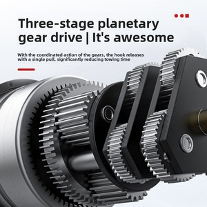 8000 파운드 12V 스틸 전기 윈치 자체 구조 차량 장착 소형 크레인 트레일러 호이스트 레이저 유형 맞춤형 처리 5.0HP 27M - Product Image 5