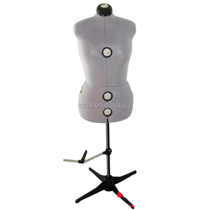 <span class=keywords><strong>Mannequin</strong></span> de tailleur de forme demi-corps de robe professionnelle <span class=keywords><strong>réglable</strong></span> de conception classique - Product Image 2