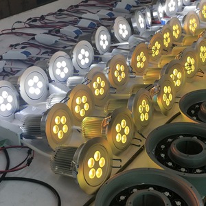 4 inch LED recessed ánh sáng màu sắc <span class=keywords><strong>DMX</strong></span> RGBW đen/trắng/Bạc LED trần recessed ánh sáng tại chỗ <span class=keywords><strong>DMX</strong></span> 40 wát LED trần ánh sáng - Product Image 1