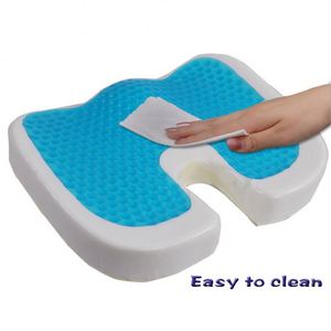 Cojín Ergonómico en Forma de U para Asiento de Coche, Espuma Viscoelástica con Gel Refrigerante, Alivio del Dolor, Masaje, Terapia Magnética Portátil - Product Image 4