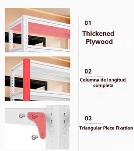 رفوف مستودعات عالية الجودة للتخزين الصناعي، نظام رفوف معدنية متينة للبيع بالجملة - Product Image 5