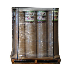 Papier de masquage industriel en rouleau brun de qualité export, disponible en taille 42" x 100', utilisé pour les travaux de réparation à domicile, protection des sols. - Product Image 1