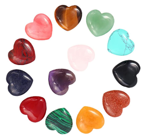 3cm <span class=keywords><strong>Set</strong></span> batu bentuk hati hati alam cinta khawatir kristal <span class=keywords><strong>Chakra</strong></span> penyembuhan kristal untuk menyeimbangkan penyembuhan Reiki - Product Image 4