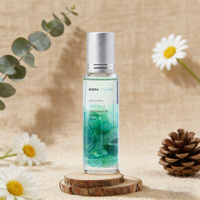 Huile de parfum pour le corps en roll-on de 15 ml, améthyste claire, biologique, heureuse, relaxante, équilibrée, huile essentielle mélangée, roll-on à bille pour femmes