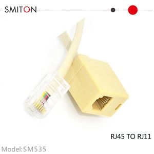 Câble d'extension <span class=keywords><strong>RJ45</strong></span> 8P4C mâle vers femelle 6P4C RJ11 - Product Image 2