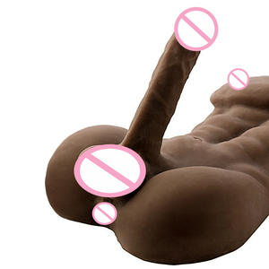 Muestra gratis de fábrica de juguetes de comercio exterior de exportación Hawk Macho muñeca masculina invertida masturbación femenina consoladores productos negros - Product Image 4