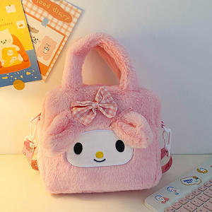 Tas Selempang Boneka Plush Anime Lucu Kawaii Kurumi My Melody Kucing <span class=keywords><strong>Kitty</strong></span> untuk Wanita dan Anak Perempuan - Product Image 5