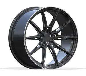 Hot Sale 17-21inch Forged Aluminum Alloy Car Wheels Rims Polished Sports Car Wheel with 112/100/120mm PCD and 45/50/0mm ET