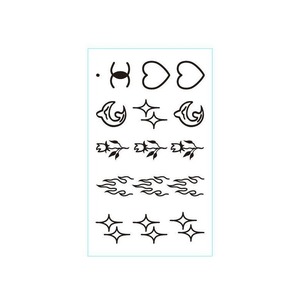 Gótico payaso oscuro cara <span class=keywords><strong>tatuajes</strong></span> temporales Halloween calavera Rosa bruja llama estrella diseños impermeable cuerpo arte fiesta <span class=keywords><strong>globos</strong></span> - Product Image 5