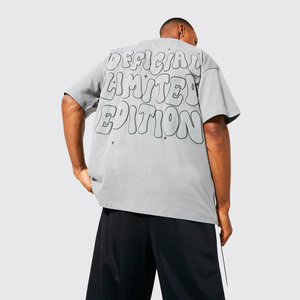 Premium Quality Oversized T <b>Shirt</b> for Men Custom Printed Logo Drop Shoulder Cotton Streetwear Wholesale Fashion Apparel - Product Image 5