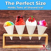Gobelets jetables pour glaces pilées, granités et crèmes glacées 3.7oz 6oz Impression personnalisée