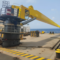 Grue de pont hydraulique marine à flèche rigide, 360 °   Grue de manutention certifiée CCS BV DNV