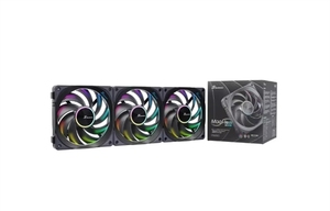 Ventilateur de boîtier <span class=keywords><strong>PC</strong></span> Sea <span class=keywords><strong>Sonic</strong></span> MagFlow 120 ARGB noir, nouveau style, silencieux, pour refroidissement de <span class=keywords><strong>PC</strong></span> de jeu - Product Image 4