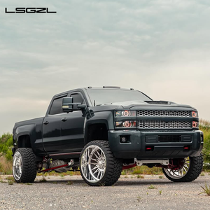 Jantes de camion tout-terrain forgées polies LSGZL 20x10 22x12 22x14 24x12 24x14 Jantes à fond profond 6x139.7 6x5.5 8x6.5 8x180 10x225 pour Chevrolet - Product Image 3