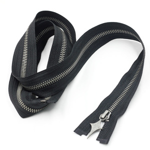 Nhà Máy Giá Tùy Chỉnh Màu Sắc/Kích Thước Tự Động Khóa Nickel-Miễn Phí Kim Loại Merrowed Dây Kéo Thanh Trượt 3 #5 #7 #8 #10 # Tiêu Chuẩn Cao Chất Lượng Cho - Product Image 3