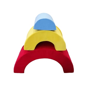 TENGXIANG blocchi arrampicata per bambini morbido velluto a coste e schiuma <span class=keywords><strong>gioco</strong></span> Tunnel Set parco giochi per interni/esterni attrezzature per bambini - Product Image 4