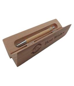 Nouveauté ensemble de cadeaux pour entreprises, stylo de vœux avec boîte en bois - Product Image 5