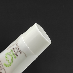 Wholesale Custom 50ml <b>Plastic</b> Cosmetic Oval <b>Tubes</b> for Sunscreen - Product Image 1