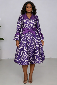 Vestido Elegante de Marca de Lujo para Mujer, Talla Grande, Estilo Africano, para Iglesia - Product Image 4
