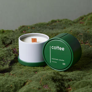 Lujo en tarros de cerámica redondos Tapa Fragancia para el hogar Decoración de vacaciones Navidad Pascua Diwali Bar Decoraciones Velas perfumadas de cera de soja - Product Image 5