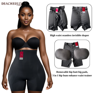 <span class=keywords><strong>Faja</strong></span> Moldeadora de Cintura Alta con Almohadillas Grandes Extraíbles para Cadera y Glúteos, Sin Costuras, <span class=keywords><strong>Invisible</strong></span>, Control de Abdomen Plano, Braguita Acolchada - Product Image 2