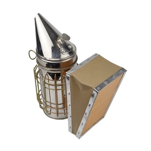 Tubo de acero galvanizado de la abeja de la miel mantener fumador agricultura apicultura equipo colmena herramientas suministros - Product Image 1