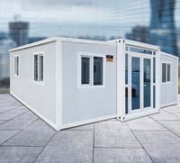 Maisons préfabriquées portables sur mesure de 40 pieds, conteneurs pliables et extensibles de 40 pieds, maison préfabriquée mobile