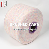 Fashion Knitwear Factory Direct Hand Knitting Fancy Yarn 100% Polyester 7.5 Denier Single Strand Dyeing and Mercerizing Yarn