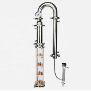 Aohoy thép không gỉ 304 tinh thể 2 "3" 4 "Đồng chưng cất bong bóng tấm trào ngược cột Moonshine ảnh tĩnh Sight Glass - Product Image 6