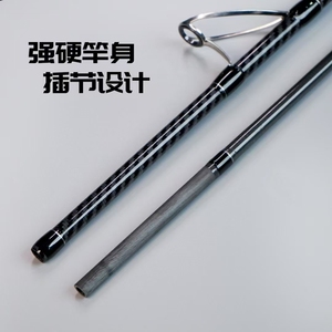 Canne à pêche spinning en carbone haute qualité, super résistante et rapide, deux sections. - Product Image 6