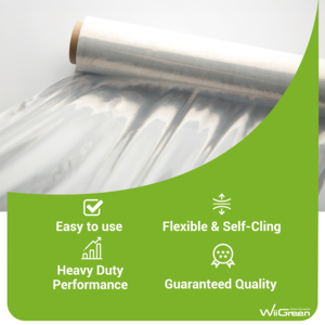 Chất lượng đảm bảo LLDPE căng phim thu nhỏ bọc cuộn mềm mại và chống ẩm trong nhiều màu sắc thổi đúc kỹ thuật - Product Image 5