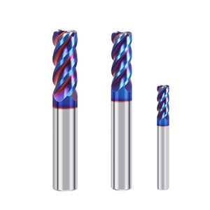 Vonfram rắn cacbua Hợp kim nhôm cacbua khoan lỗ sâu kim loại cứng phay cắt hrc45 2 Sáo Xoắn khoan - Product Image 6