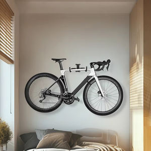 Porte-<span class=keywords><strong>vélo</strong></span> en alliage pour garage avec <span class=keywords><strong>support</strong></span> <span class=keywords><strong>mural</strong></span> en acier et aluminium réglable pour le rangement des vélos à l'intérieur et à l'extérieur - Product Image 5