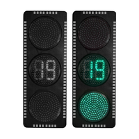 Lampu Sinyal Lalu Lintas LED 300mm 12 inci Tahan Segala Cuaca dengan Timer Hitung Mundur -40 ℃ ~+80 ℃   untuk Jalan Raya Pesisir
