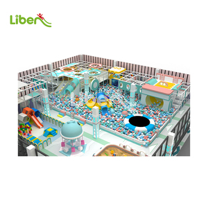 Gran Parque de Aventuras Interior de Estilo Moderno y Funcional para Niños, con Zona de Juegos Suave, Trampolín y Circuito Ninja - Product Image 2