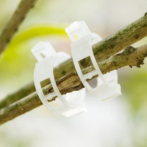 Clips <span class=keywords><strong>de</strong></span> tomates et crochets <span class=keywords><strong>de</strong></span> support pour plantes en plastique blancs, petits, ronds, anti-UV - Clips <span class=keywords><strong>de</strong></span> vigne durables pour serres - Product Image 3