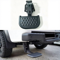 Escalón Plegable para Puerta Trasera de Camioneta, Modificación de Pedal para Puerta Trasera, Compatible con Tacoma, Hilux Revo, Ford F150