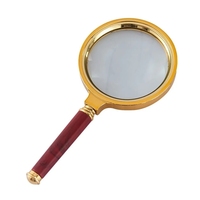 70/80/90/100mm Handheld 10X Magnifier Magnifying Glass Loupe Reading Jewelry Elderly Microscope Portable Eye