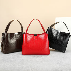 Designer dames lederen schoudertas, lederen handtas en portemonnee, echt lederen dames crossbody schoudertas - Product Image 1