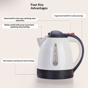 Bouilloire de voiture portable de haute qualité en gros, bouilloire de voiture 12v, bouilloire électrique multifonctionnelle pour camion 24v, 1L - Product Image 3