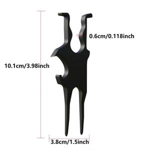 Outil multifonctionnel de golf universel : pince à cigare, outil de réparation de divots et support magnétique pour chariot de golf – Accessoires - Product Image 4