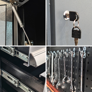 Workshop & Garage Steel <b>Tool</b> Cabinet | Large Combined Workbench | Industrial Metal Storage Furniture - Product Image 5