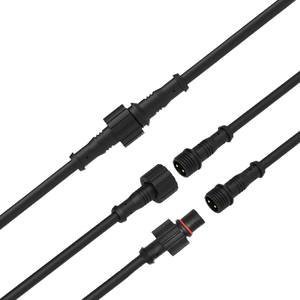 Connecteur circulaire PVB angulaire étanche 6P à brancher avec câble de 1M pour soudure rapide de fils PCB pour applications électriques - Product Image 4