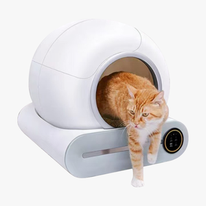 65L grande capacità intelligente automatico lettiera per gatti autopulente con controllo degli odori Design confortevole durevole PP per i proprietari di gatti - Product Image 1