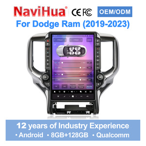 NaviHua Nuevo Sistema Android Actualizado, Pantalla Táctil de 14.4 Pulgadas, GPS, DSP, Estéreo para Auto, para Dodge Ram 2019-2023, Reproductor de 8GB+128GB, Carplay - Product Image 1
