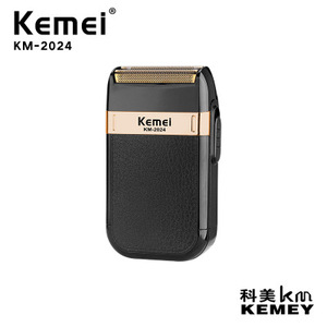 Afeitadora Recargable USB para Hombre KM-2024 ABS, Recortadora de Barba de Calidad de Marca, Venta Rápida, Proveedor de Fábrica 2024 - Product Image 3