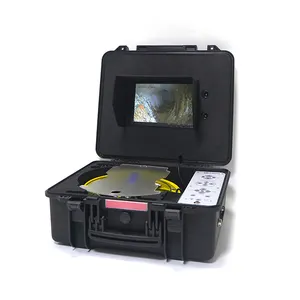 IP68 Wasserdichte Farbmonitor-CCTV-Rohr inspektions kamera Mit 512-Hz-Sender