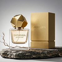 Flacon de parfum carré OEM ODM 30ml 50ml 100ml, vaporisateur à fine brume, verre vide, logo personnalisé avec boîte d'emballage